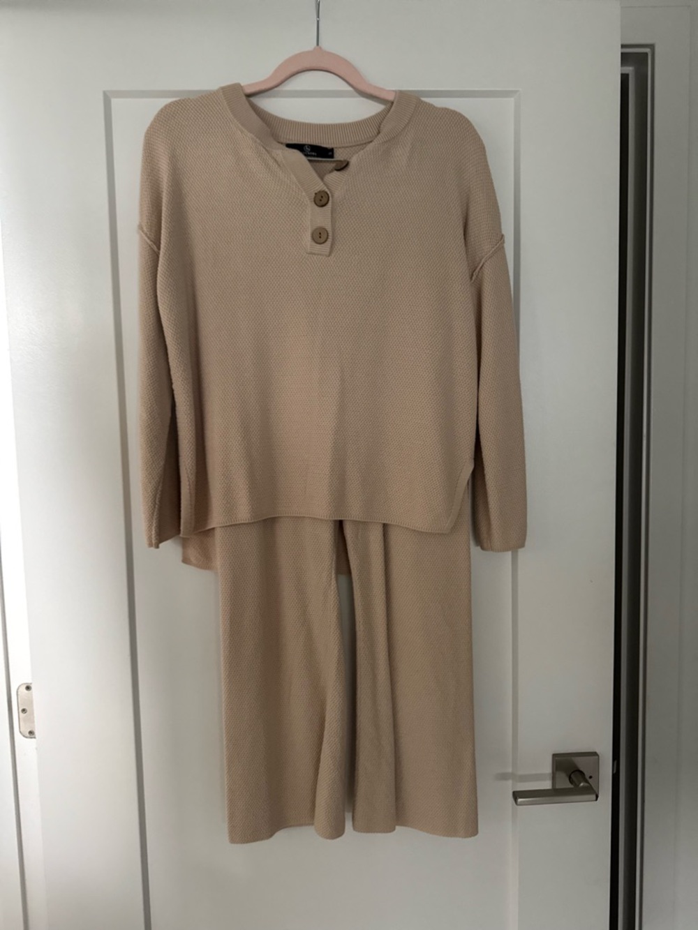 Women's 2 Piece Lounge Set in Apricot - Picture 2 of 7